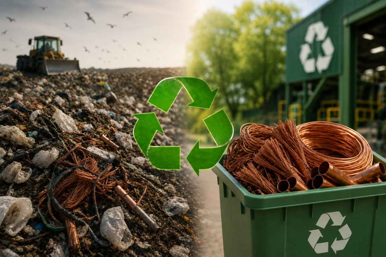 How Copper Recycling Helps Reduce Landfill Waste