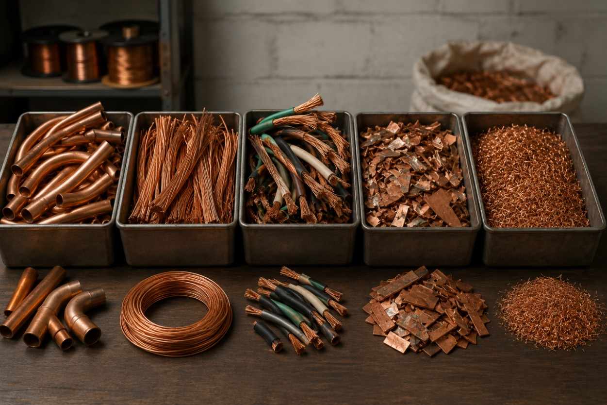 Understanding Different Grades of Scrap Copper